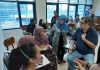 Lets talk in English guys ! Sabtu pagi yang ceria di kelas bahasa Universitas Borobudur Jakarta